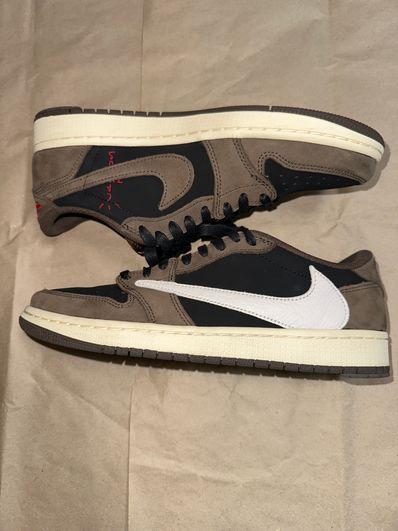 Travis Scott × Nike Air Jordan 1 Low OG SP-T "Black/Dark Mocha"