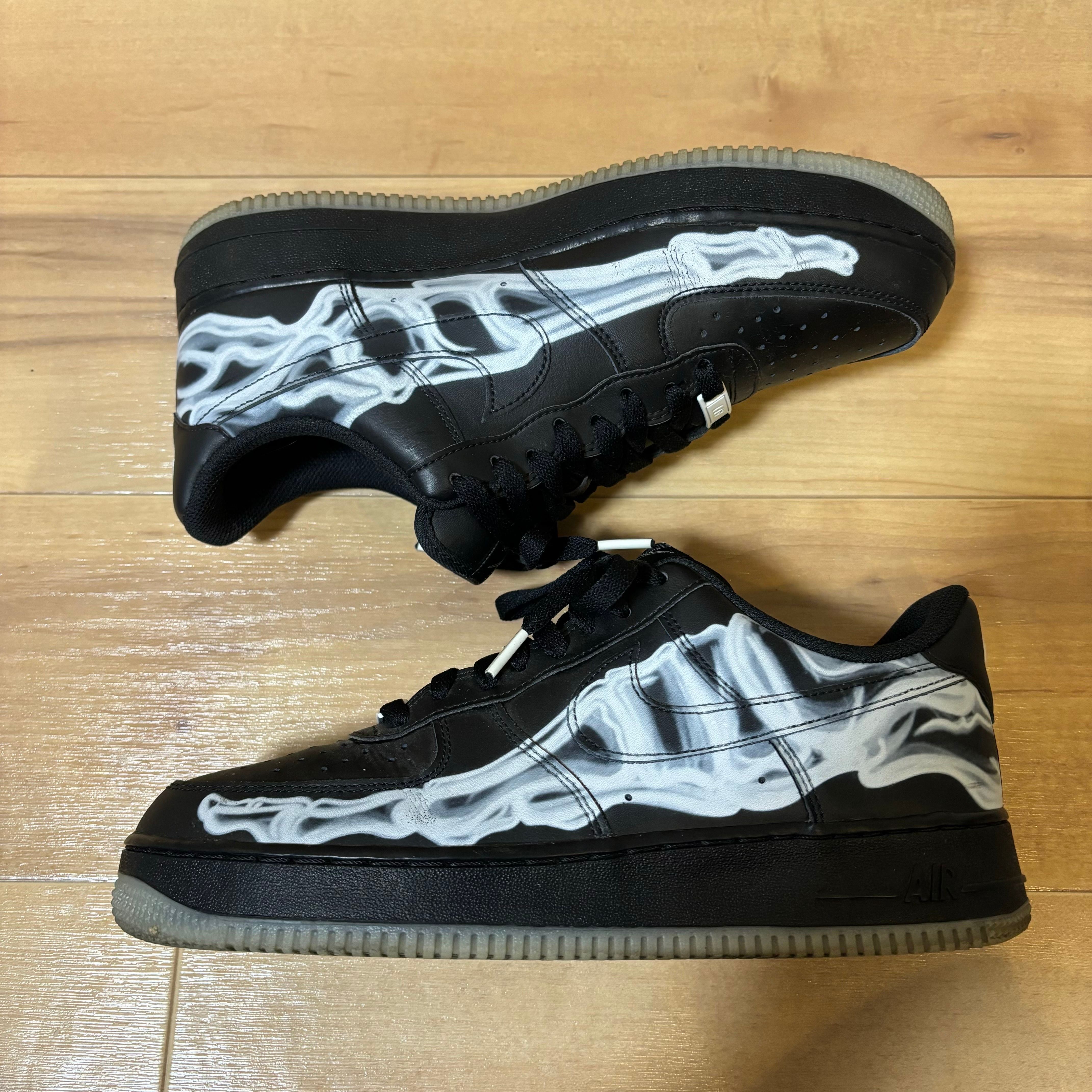 Nike Air Force 1 Low "Black Skeleton"