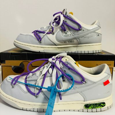 Off-White × Nike Dunk Low "Sail/Neutral Gray"