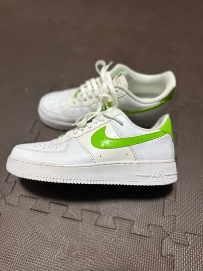 Nike Women's Air Force 1 Low "White Action Green"