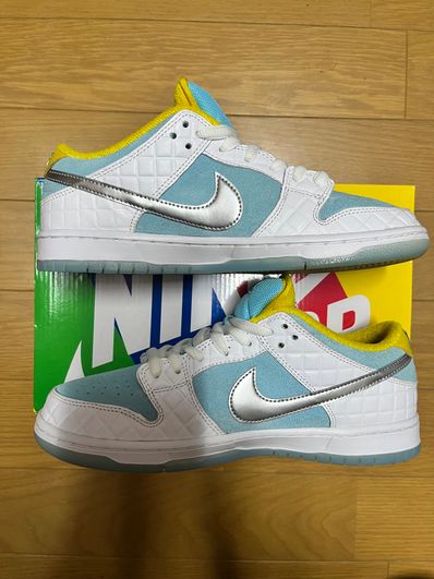 FTC × Nike SB Dunk Low "White/Blue"