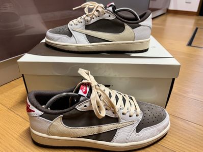 Travis Scott × Nike Air Jordan 1 Low OG SP "Reverse Mocha/Sail and Ridgerock"