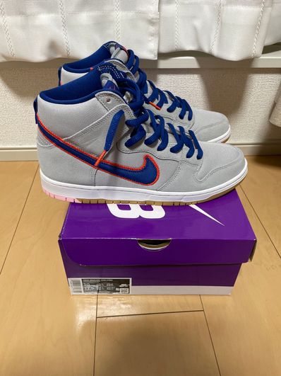 Nike SB Dunk High "Rush Blue and Team Orange/New York Mets"