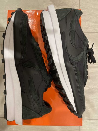 sacai × Nike LDV Waffle "Triple Black"