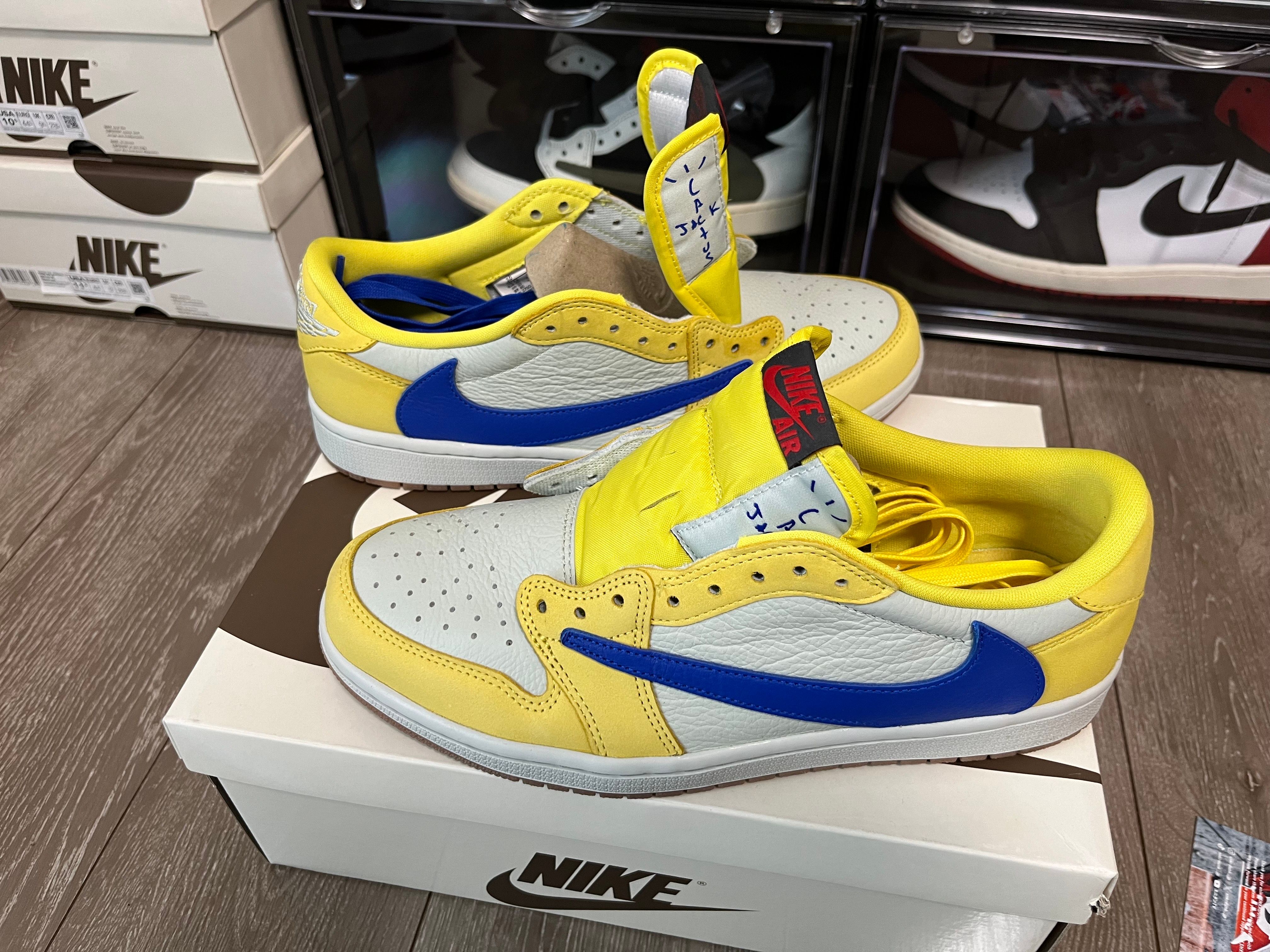 Travis Scott × Nike Women's Air Jordan 1 Retro Low OG "Canary"