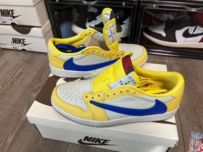 Travis Scott × Nike Women's Air Jordan 1 Retro Low OG "Canary"