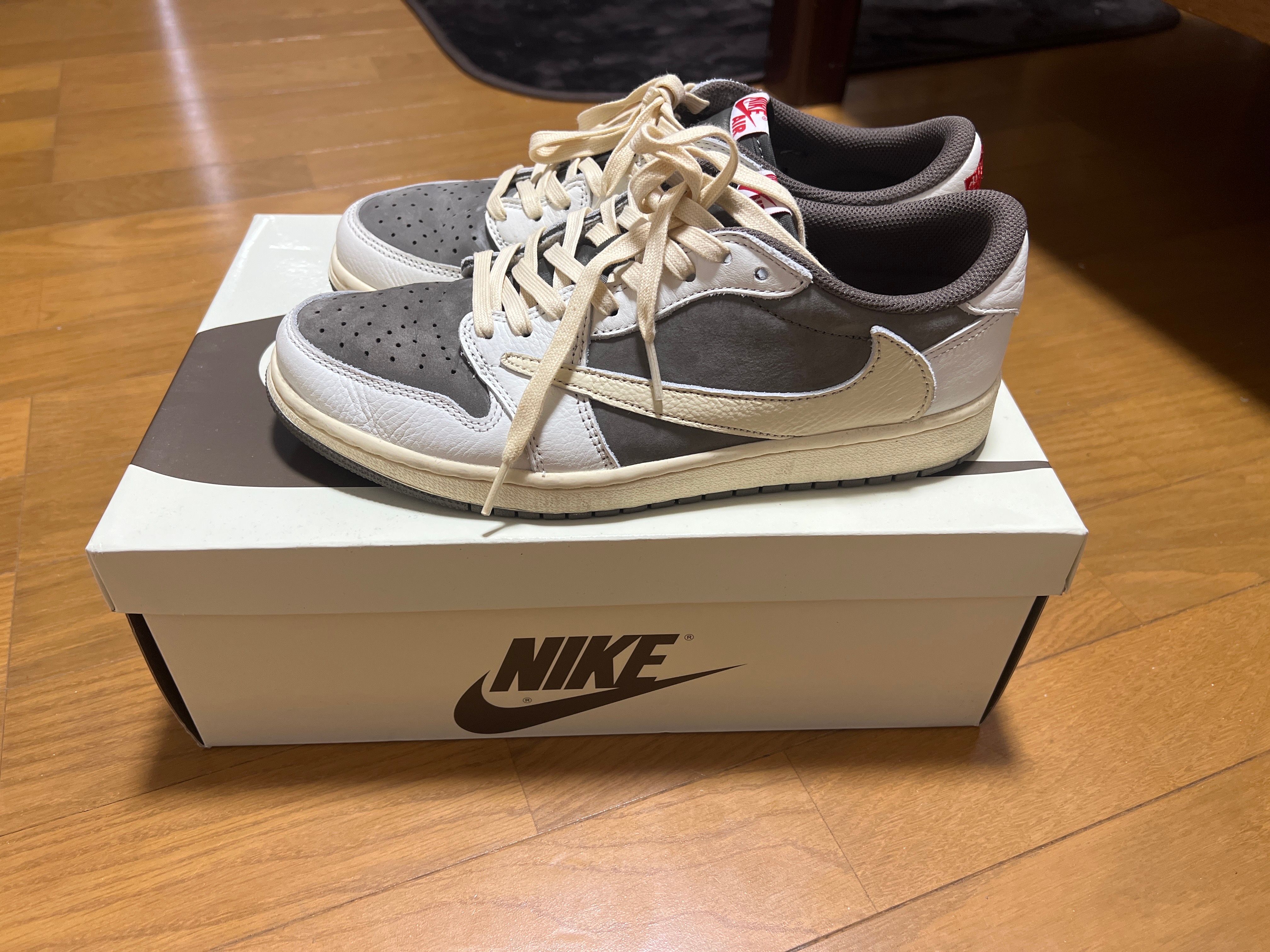 Travis Scott × Nike Air Jordan 1 Low OG SP "Reverse Mocha/Sail and Ridgerock"
