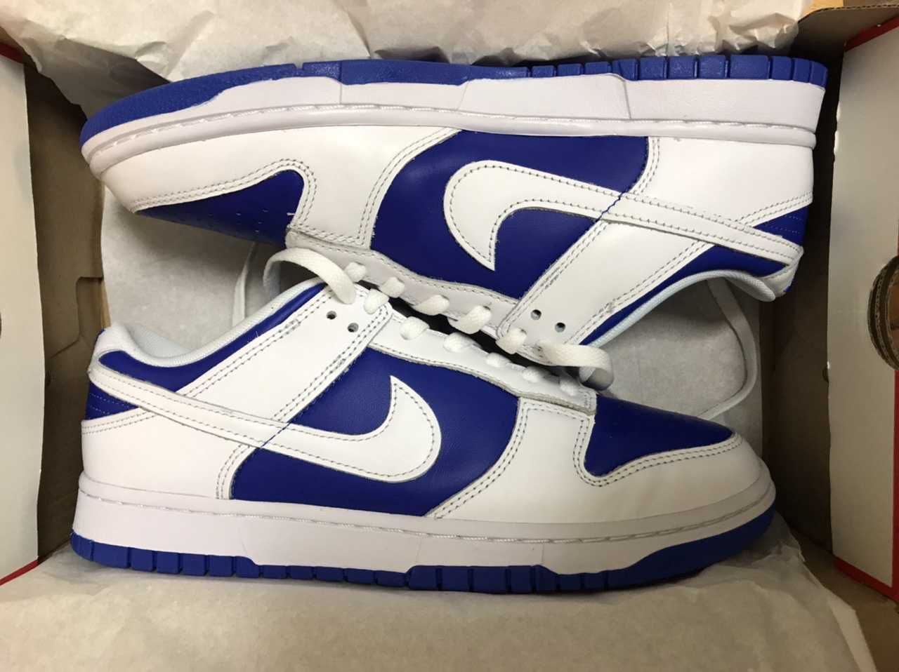 Nike Dunk Low Retro "Racer Blue and White"