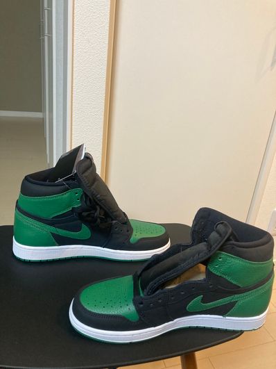 Nike Air Jordan 1 Retro High OG "Black/Pine Green" (2020)