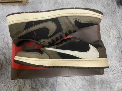 Travis Scott × Nike Air Jordan 1 Low OG SP-T "Black/Dark Mocha"