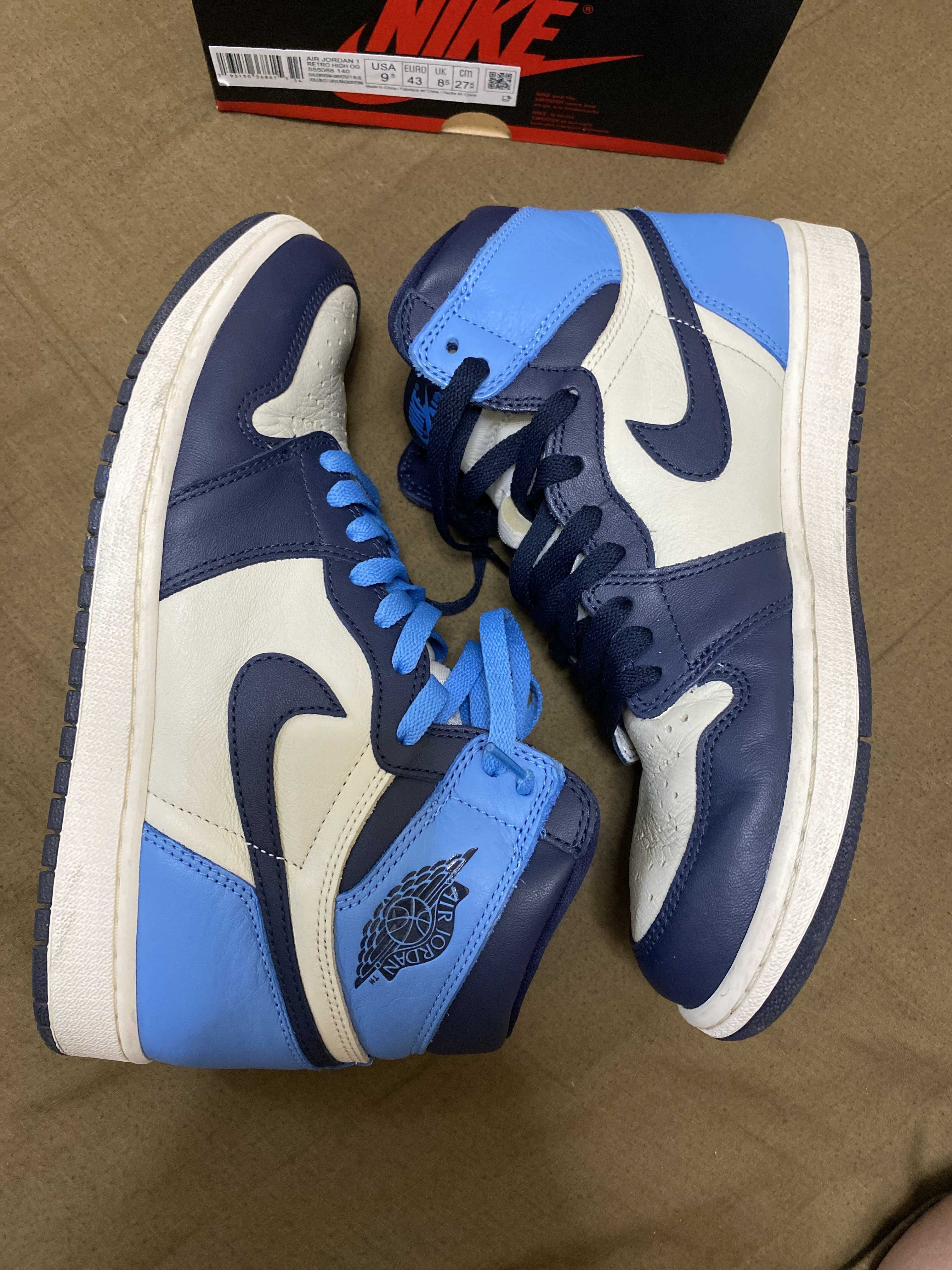 Nike Air Jordan 1 Retro High OG "Obsidian/University Blue"
