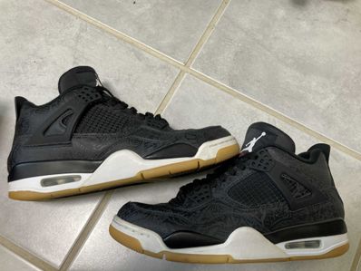 Nike Air Jordan 4 Retro "Laser Black/Gum"