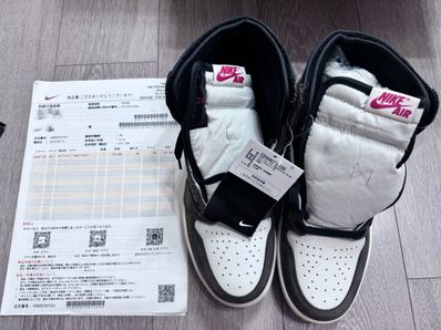 Travis Scott × Nike Air Jordan 1 Retro High OG TS SP "Sail/Dark Mocha"