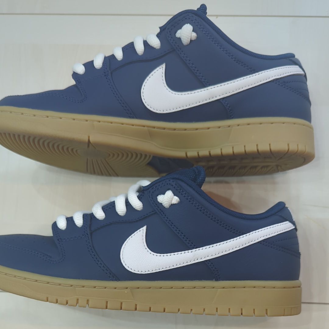 Nike SB Dunk Low Pro ISO Orange Label "Navy Gum"