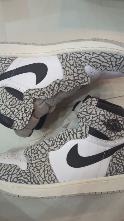 Nike Air Jordan 1 High OG "White Cement/Safari"