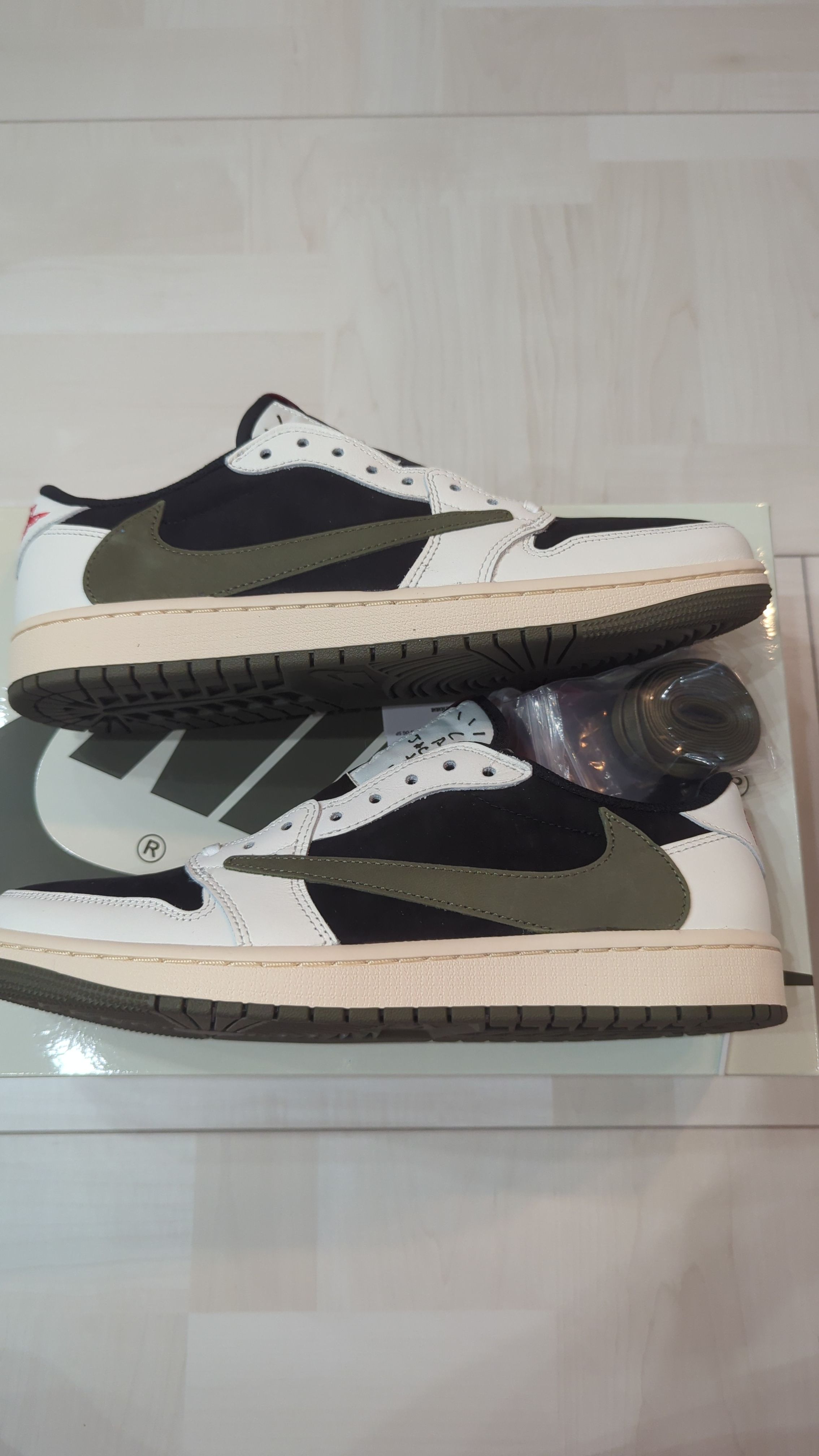 Travis Scott × Nike Women's Air Jordan 1 Low OG "Medium Olive"