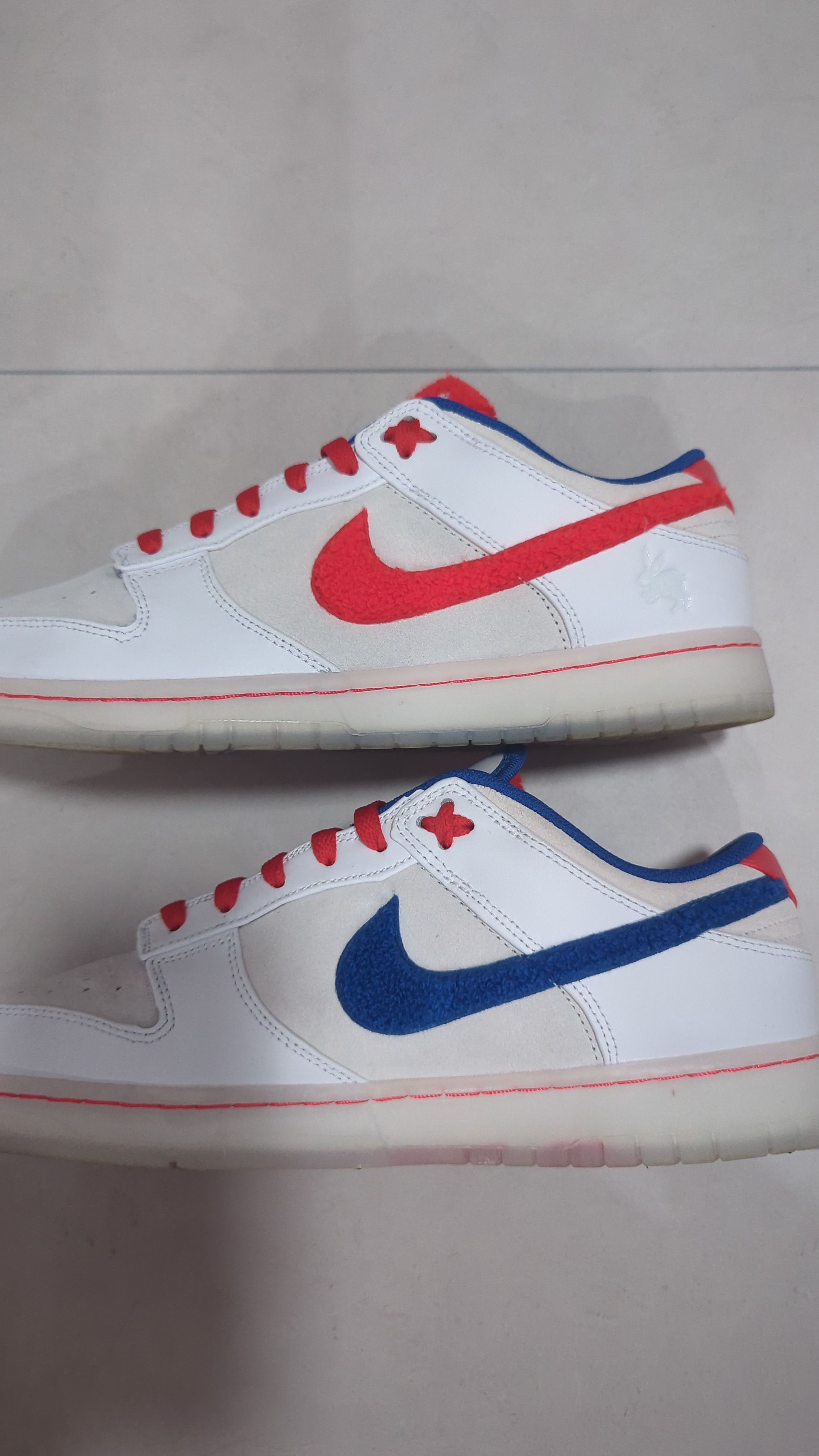 Nike Dunk Low Year of the Rabbit "White/Crimson-Varsity Royal"