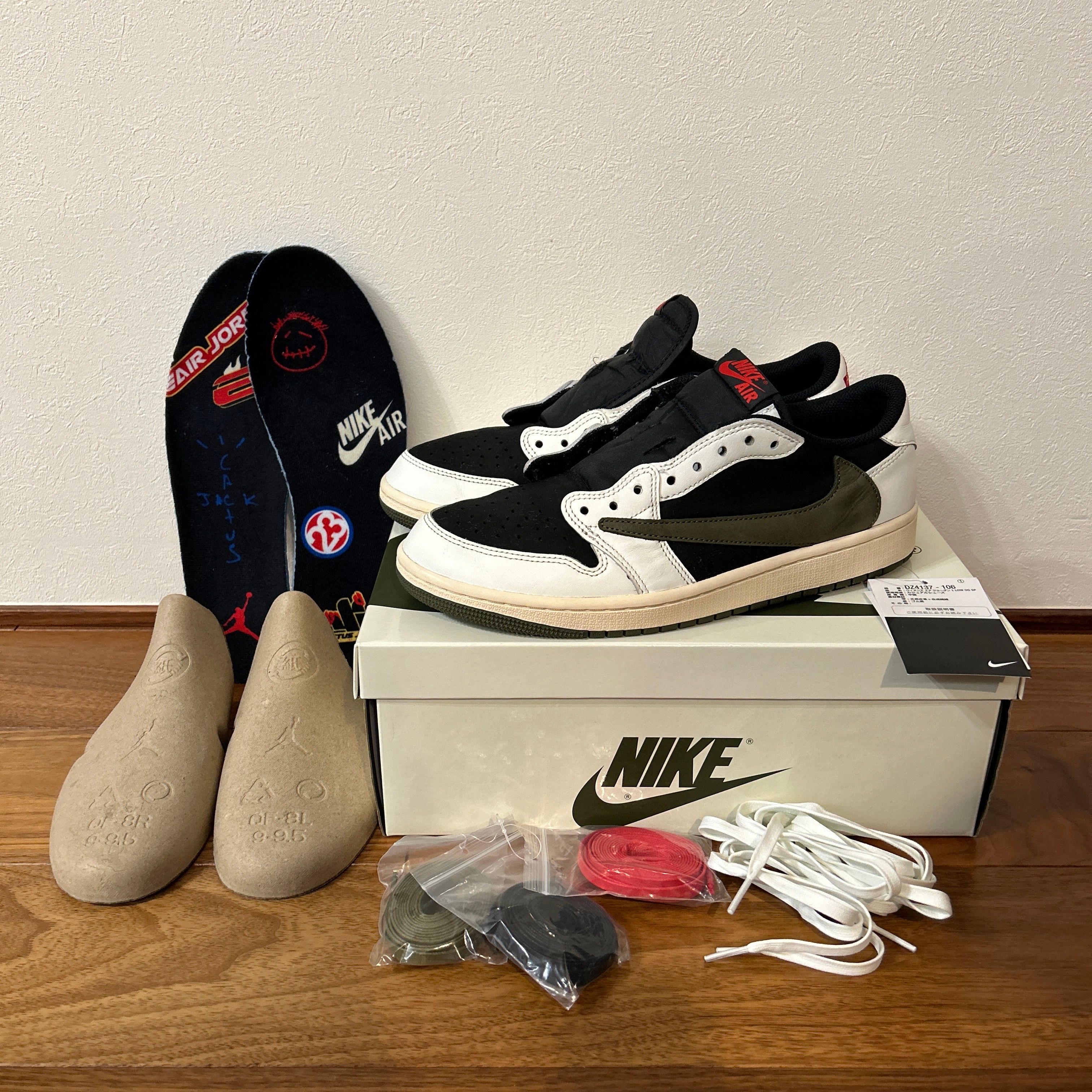 Travis Scott × Nike Women's Air Jordan 1 Low OG "Medium Olive"