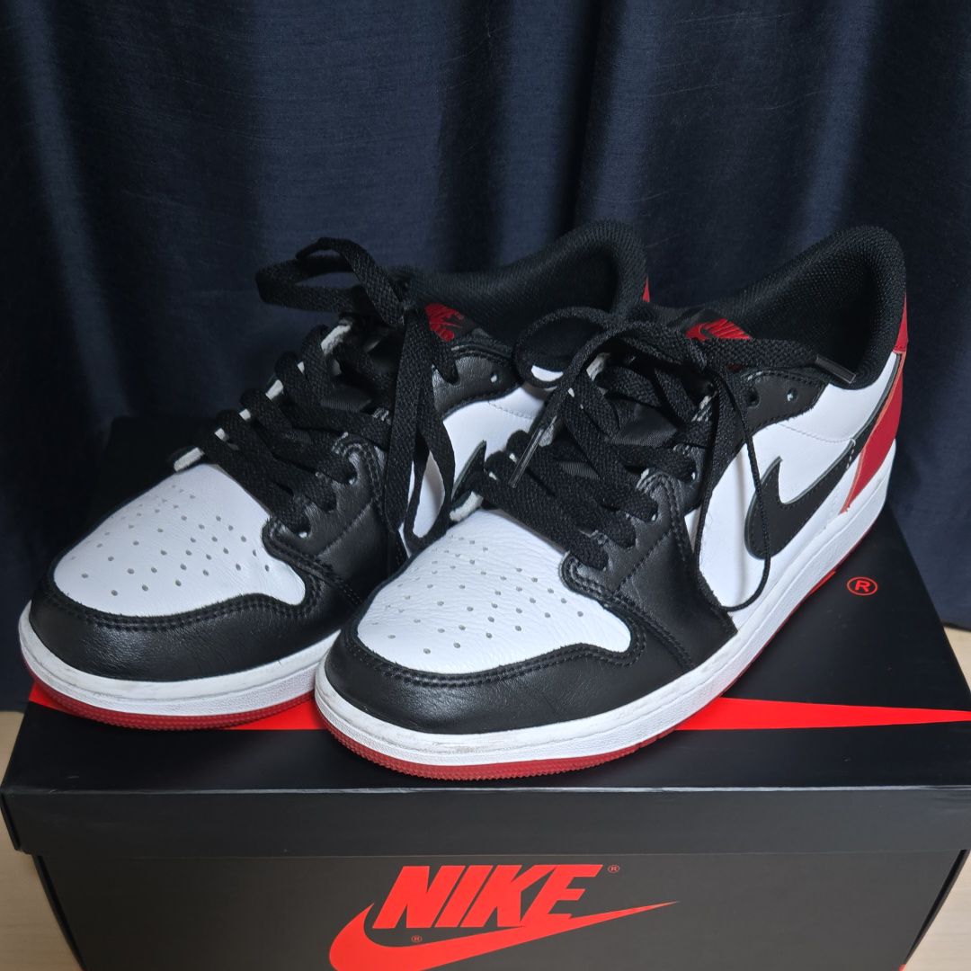 Nike Air Jordan 1 Retro Low OG "Black Toe"