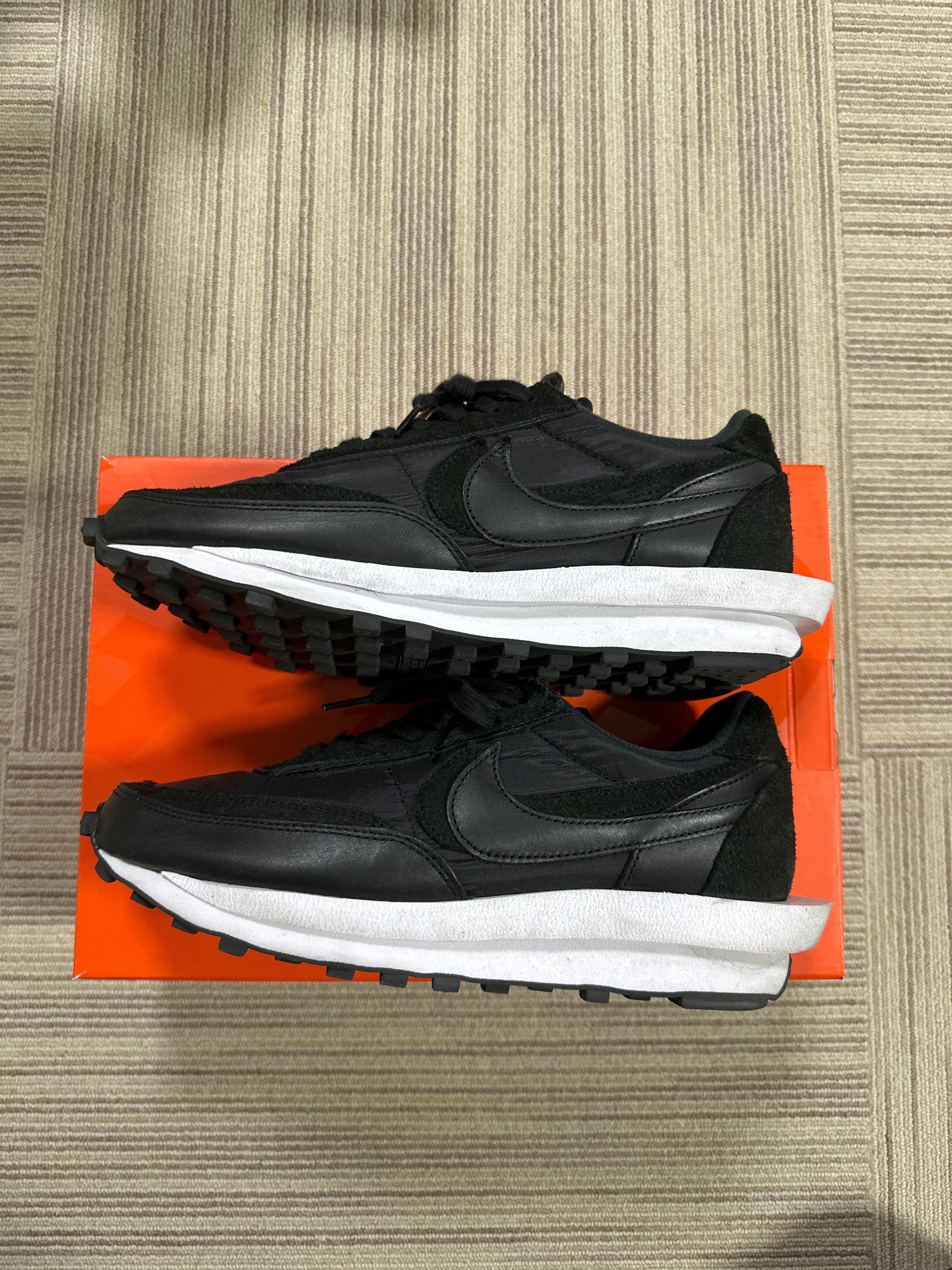 sacai × Nike LDV Waffle "Triple Black"