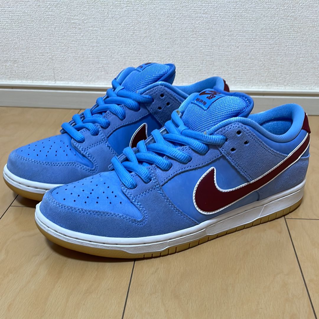 Nike SB Dunk Low Pro "Philadelphia Phillies/Valor Blue and Team Maroon"