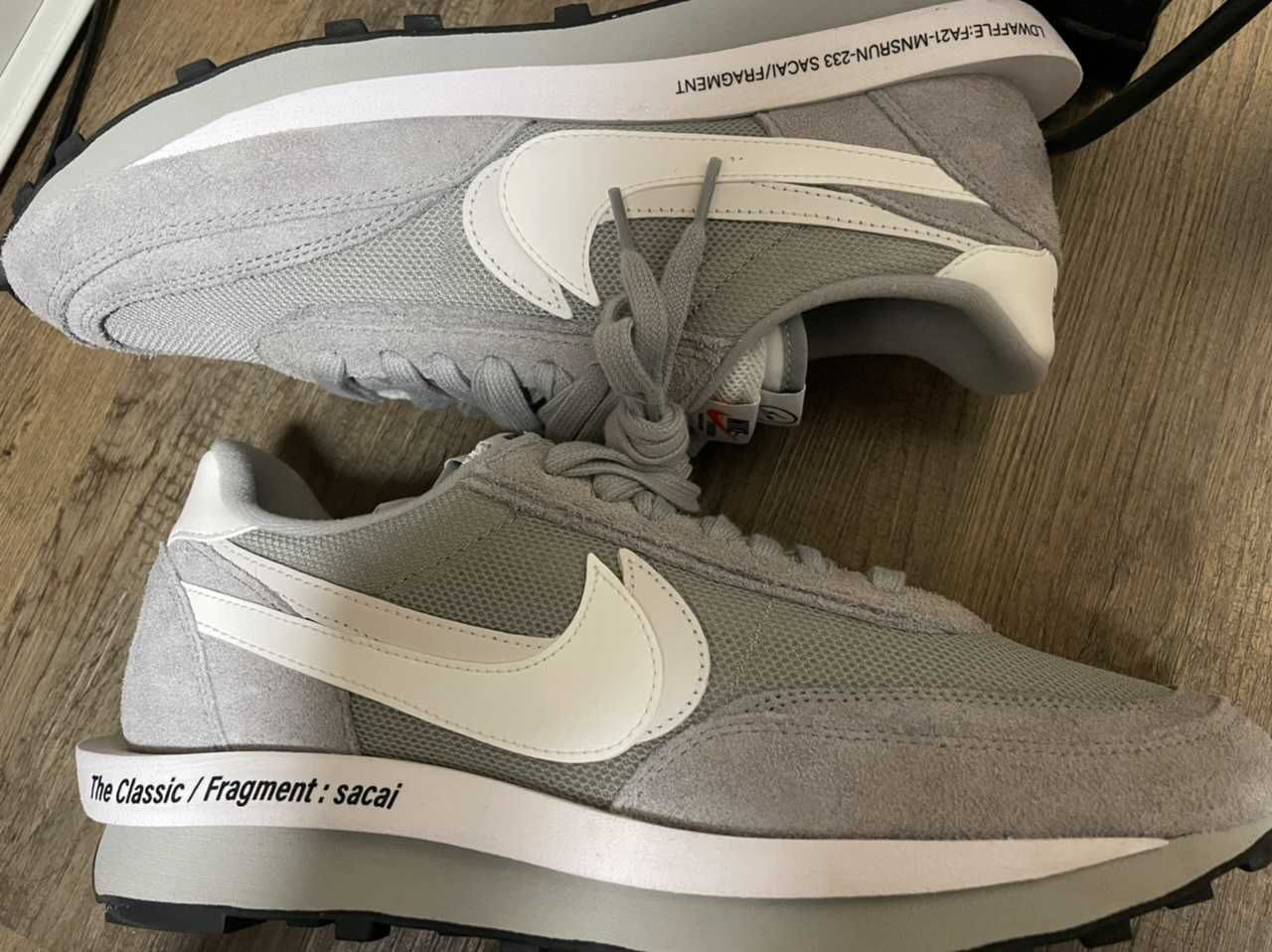 Fragment × sacai × Nike LD Waffle "Light Smoke Grey"