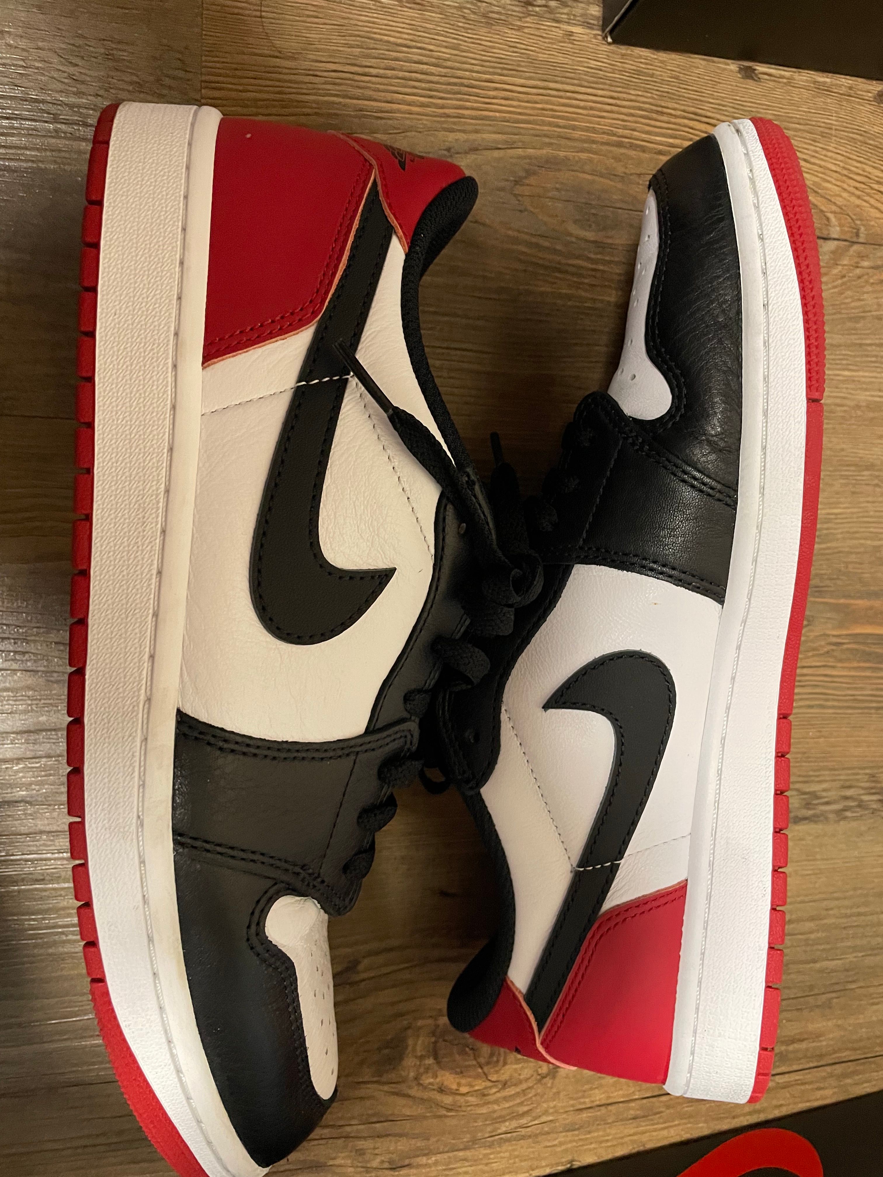 Nike Air Jordan 1 Retro Low OG "Black Toe"