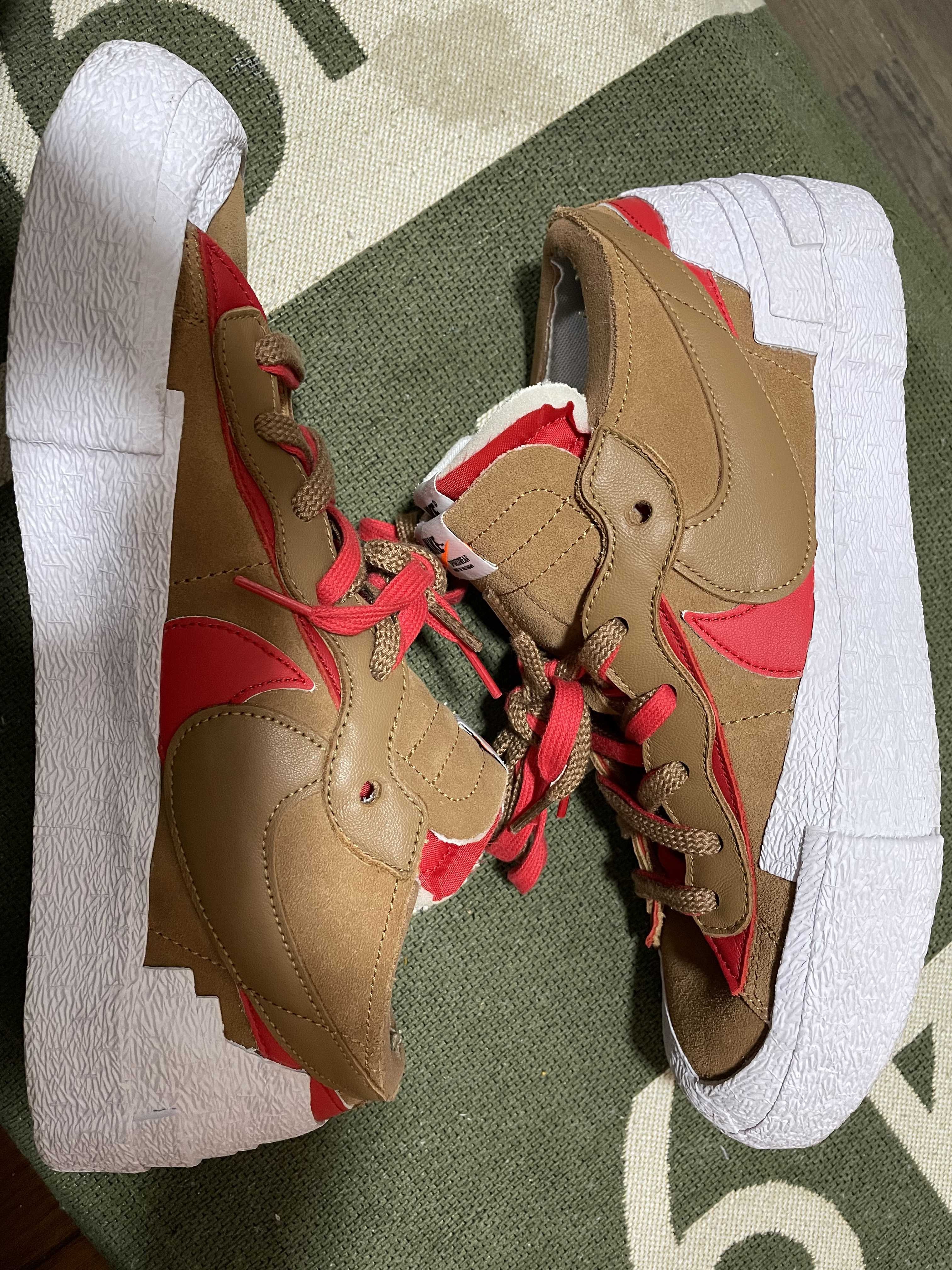 SACAI × NIKE BLAZER LOW "BRITISH TAN"