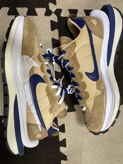 Sacai × Nike Vapor Waffle "Sesame And Blue Void"