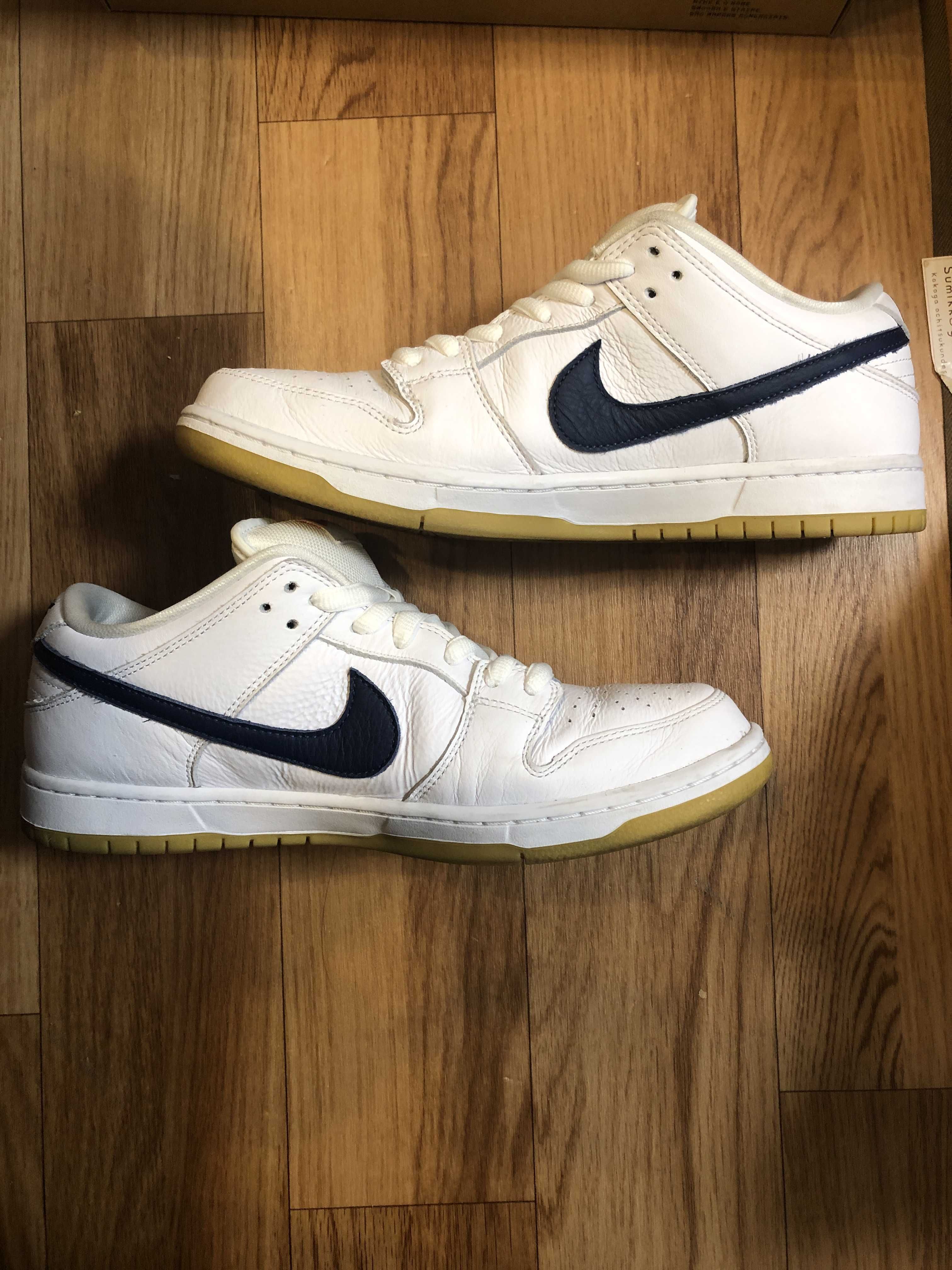 Nike SB Dunk Low "Orange Label White Navy"