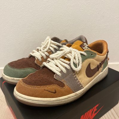 Zion Williamson × Nike Air Jordan 1 Low OG "Flax and Oil Green"