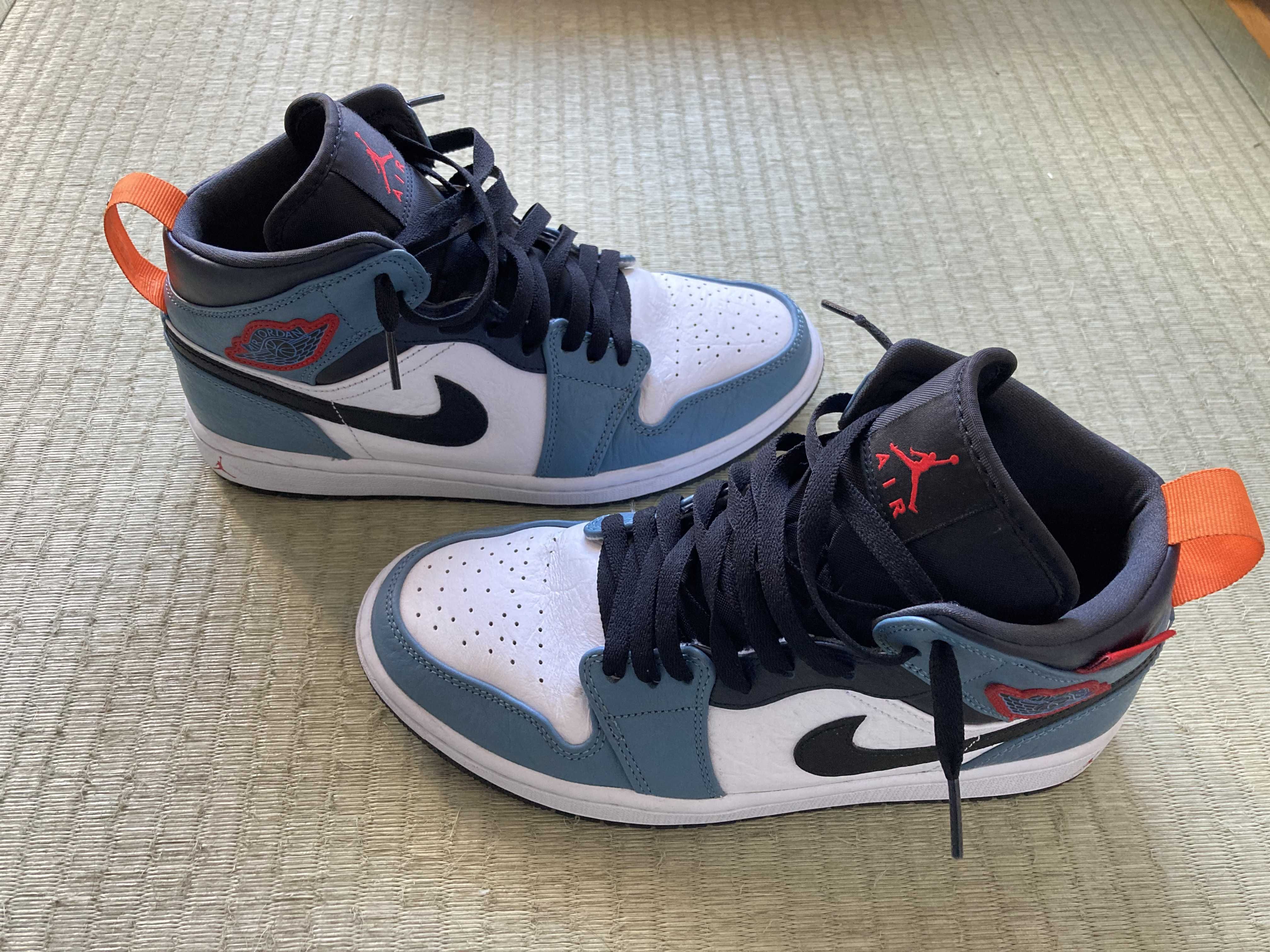 FACETASM × Nike Air Jordan 1 Mid "White/Navy"