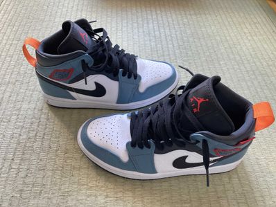 FACETASM × Nike Air Jordan 1 Mid "White/Navy"