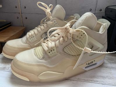 Off-White × Nike Women's Air Jordan 4 SP "Sail"
