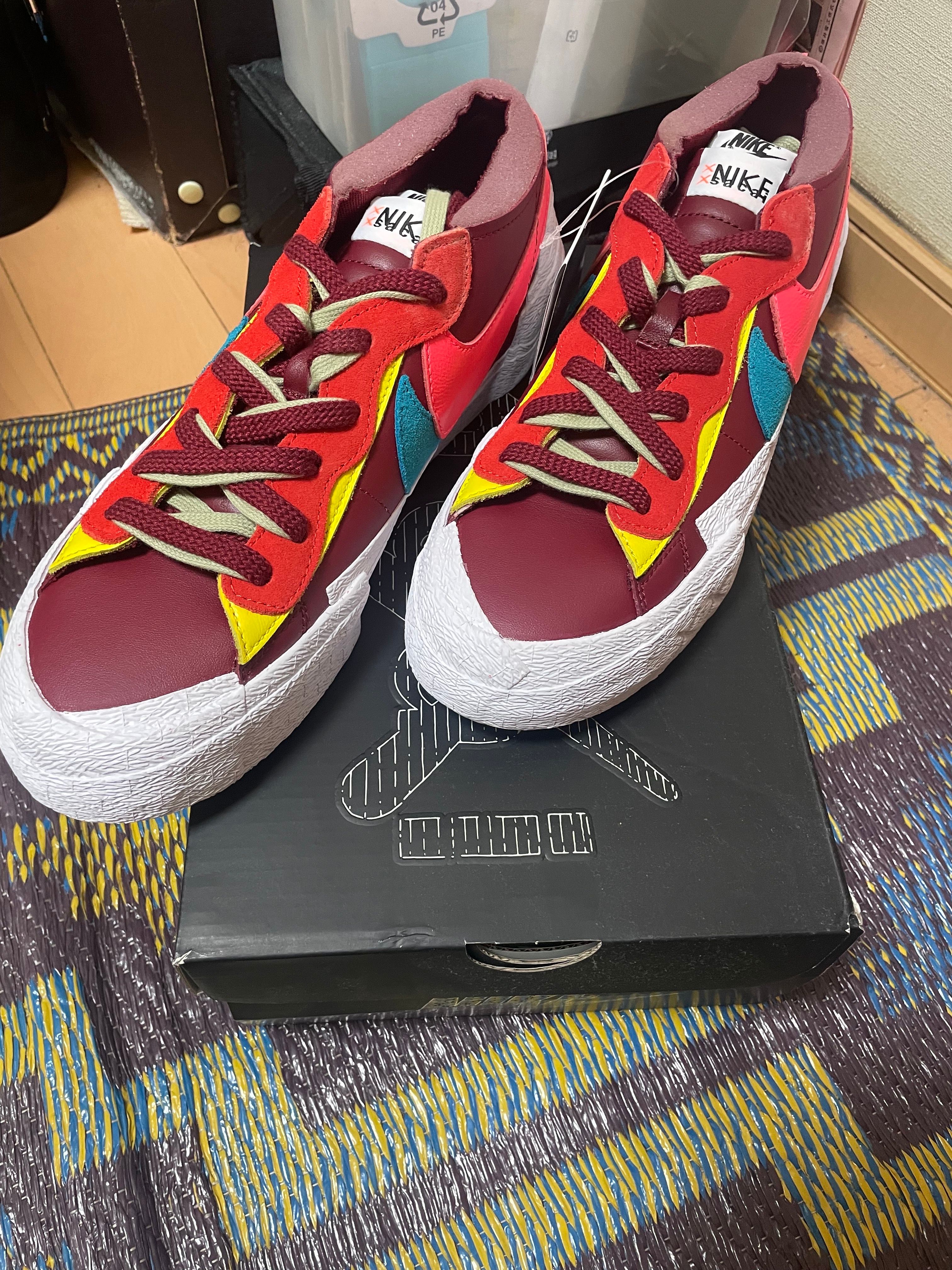 KAWS × sacai × Nike Blazer Low "Team Red"