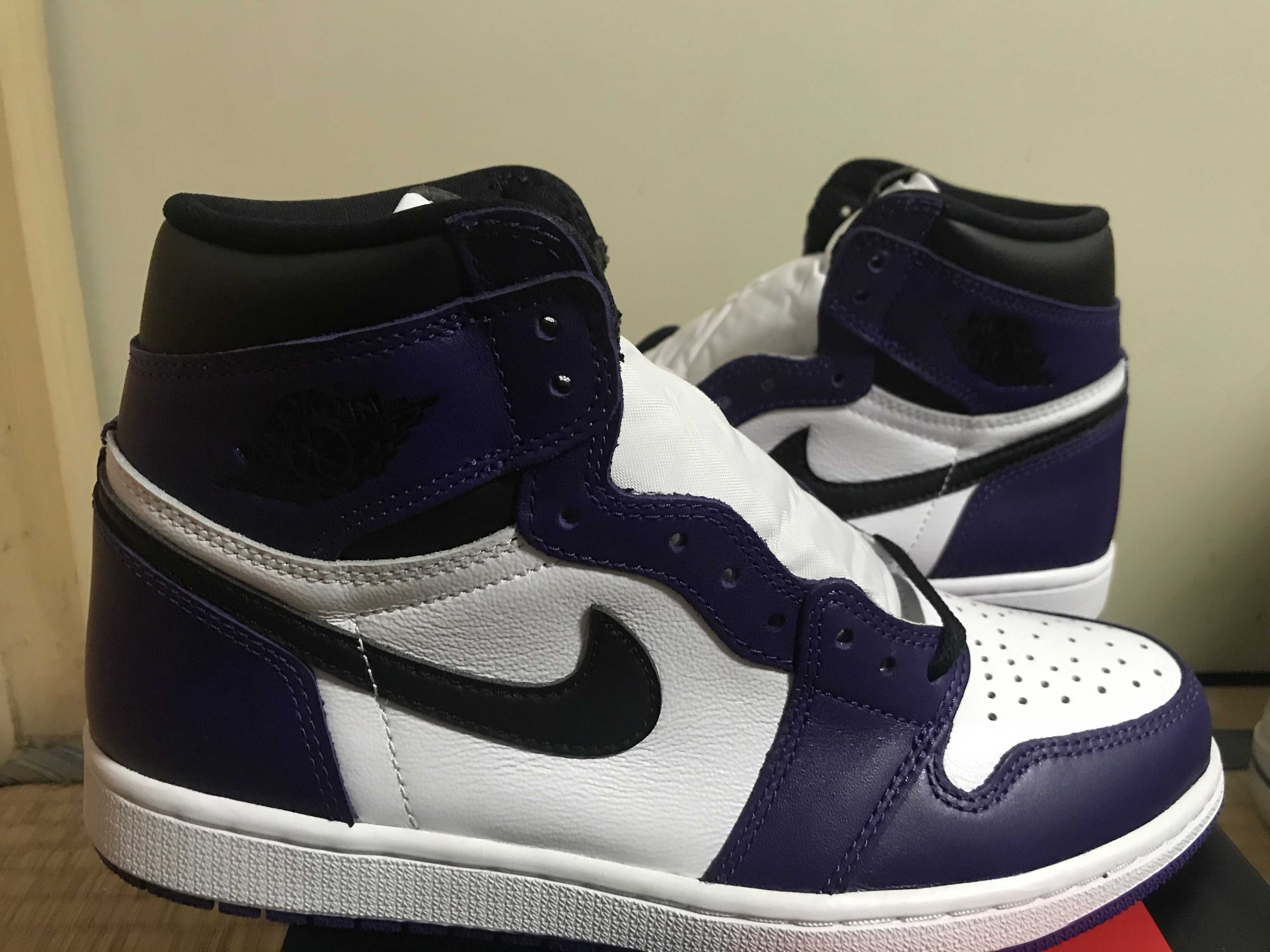 Nike Air Jordan 1 Retro High OG "Court Purple White/Black" (2020)   