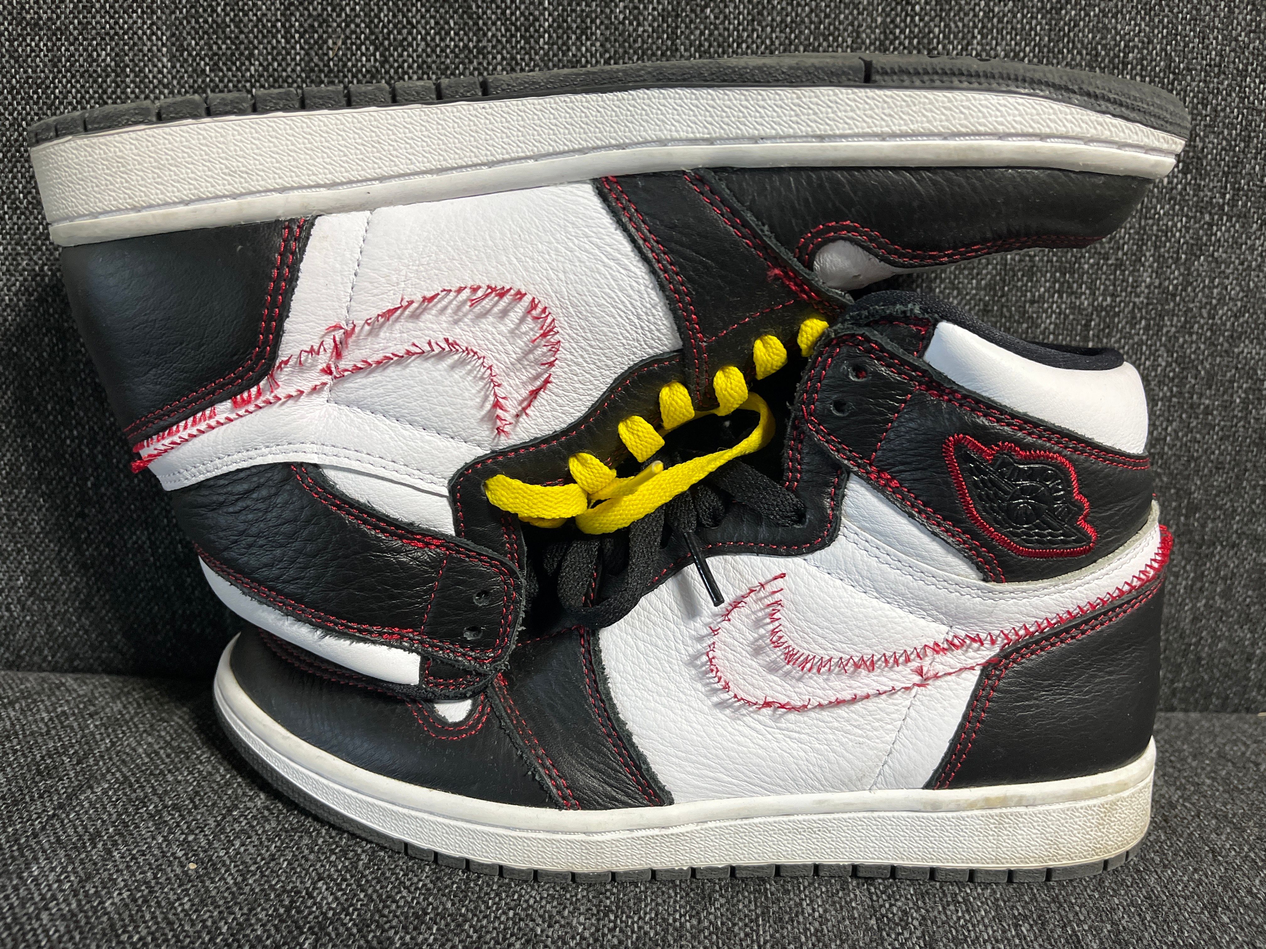 Nike Air Jordan 1 High OG Defiant "Black/Yellow/Gym Red"