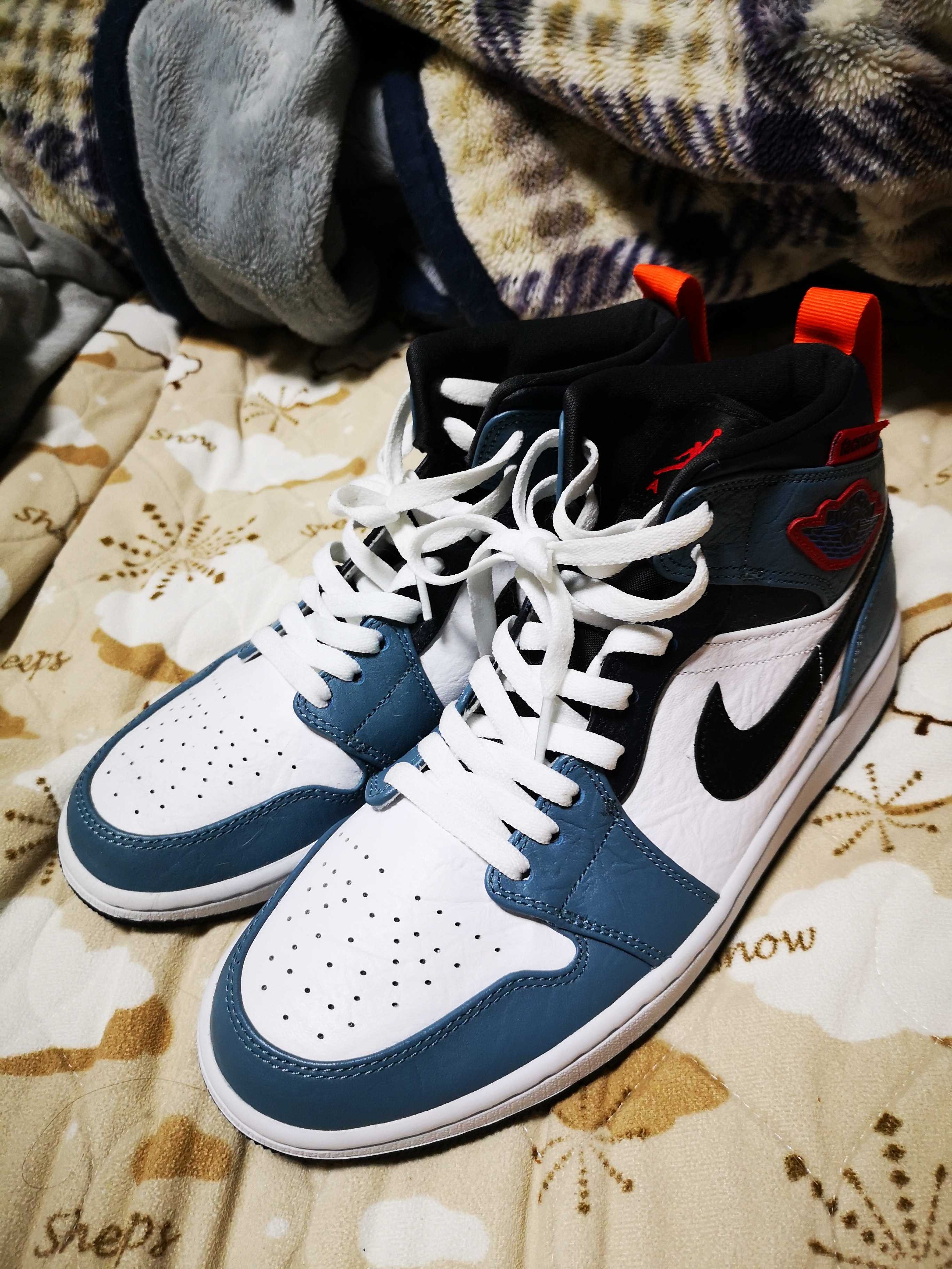 FACETASM × Nike Air Jordan 1 Mid "White/Navy"