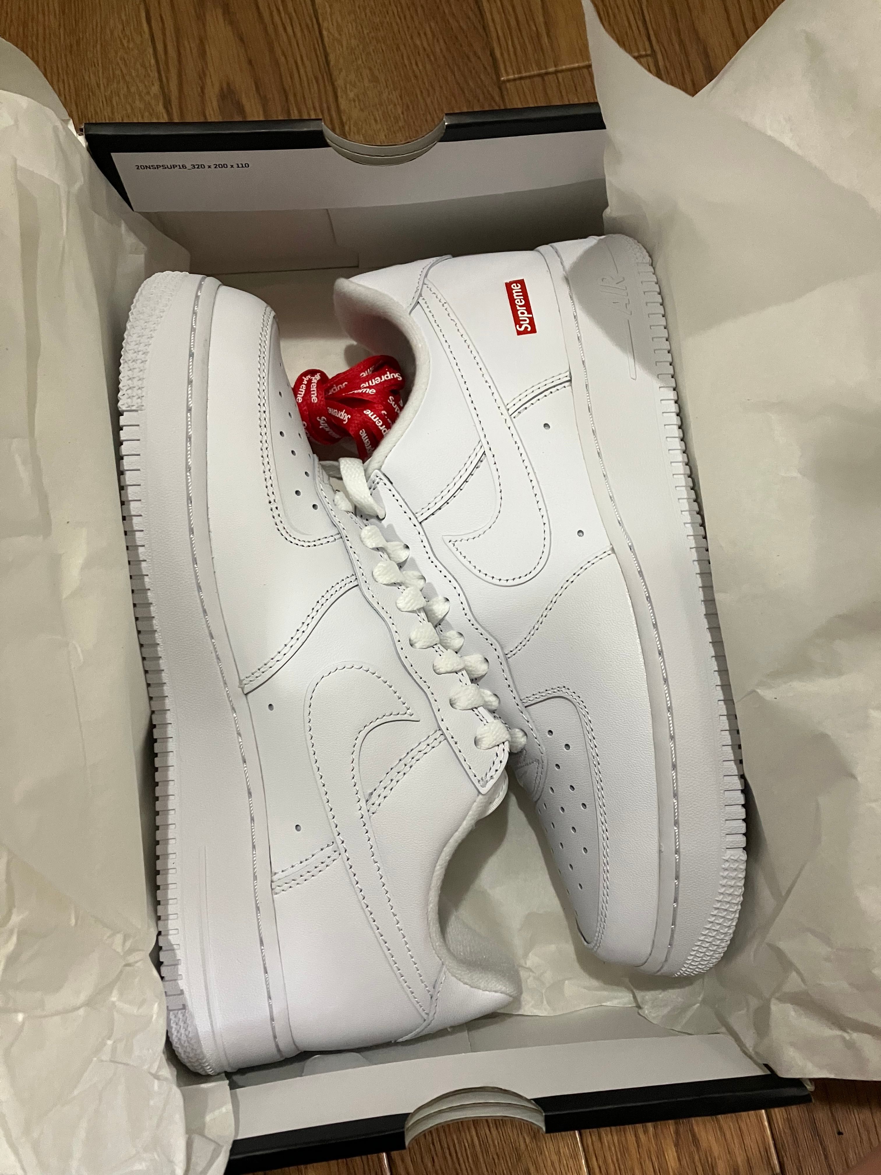 Supreme × Nike Air Force 1 Low "White"