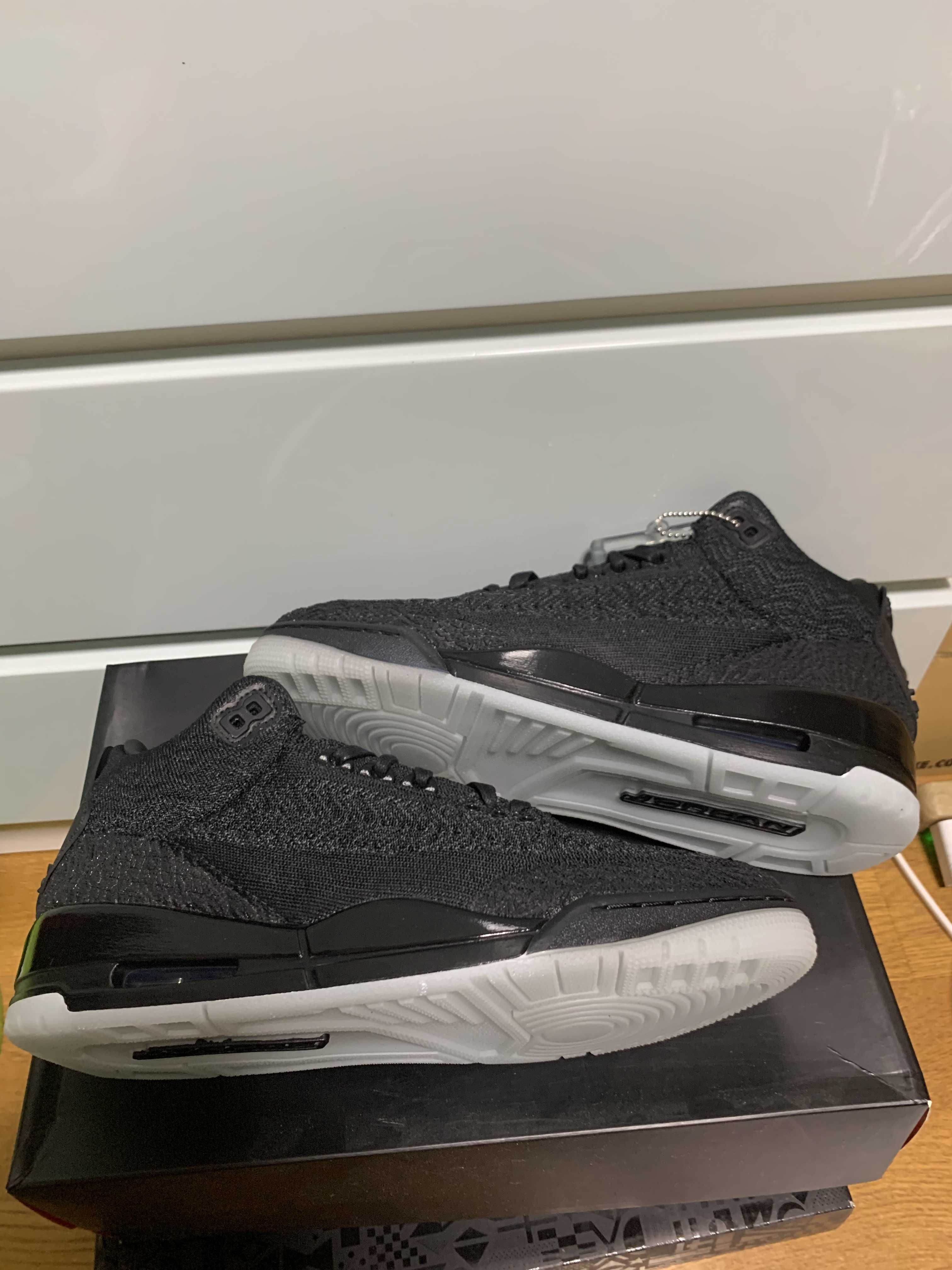 Nike Air Jordan 3 Retro Flyknit "Black"