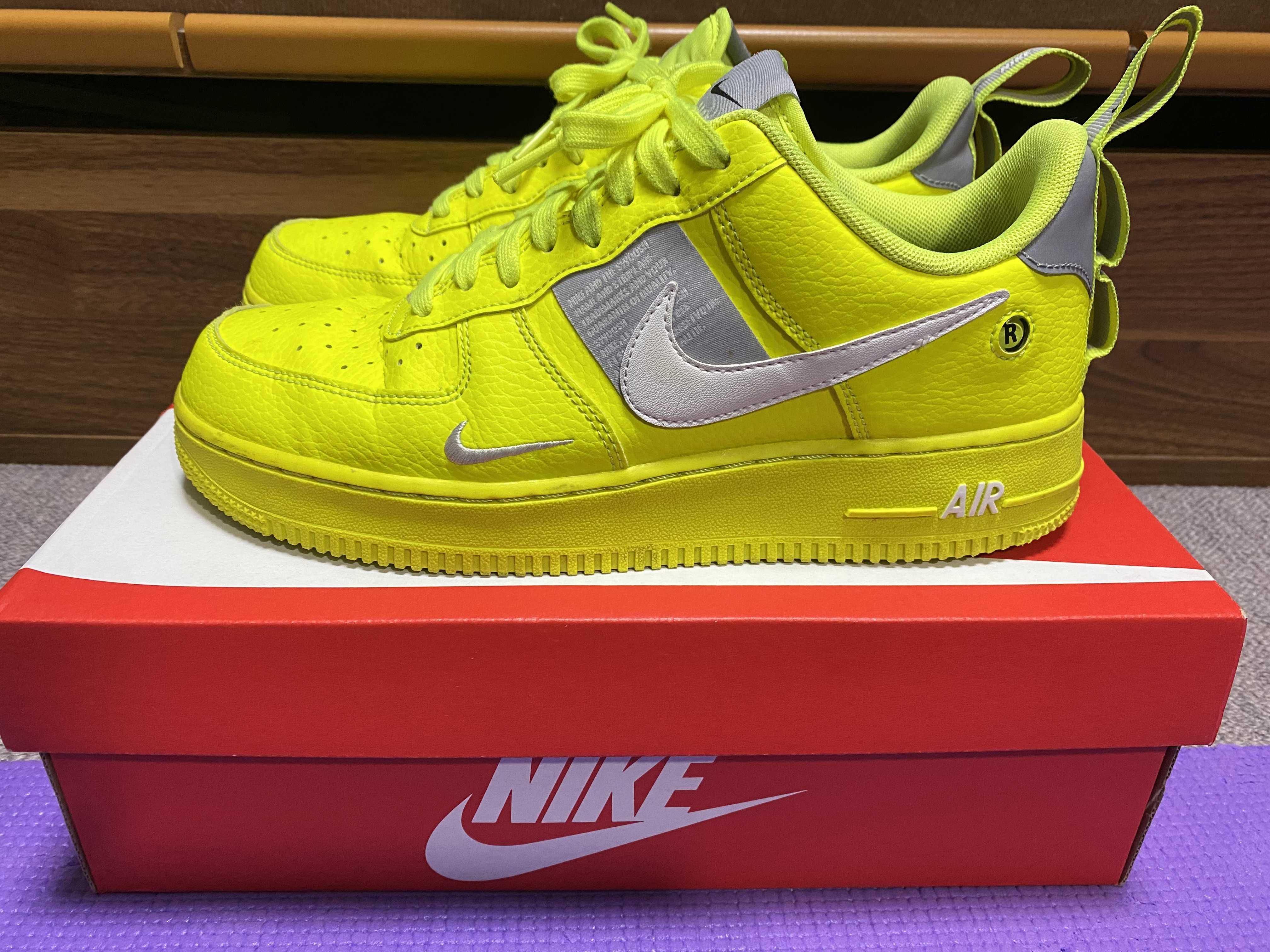 Nike Air Force 1 Low Utility "Volt/White/Black/Wolf Grey"