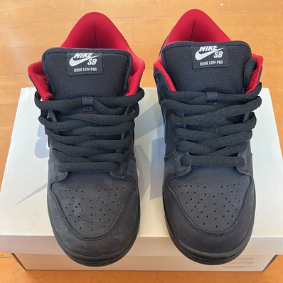 Supreme × Nike SB Dunk Low "Black" (25FW Week2)