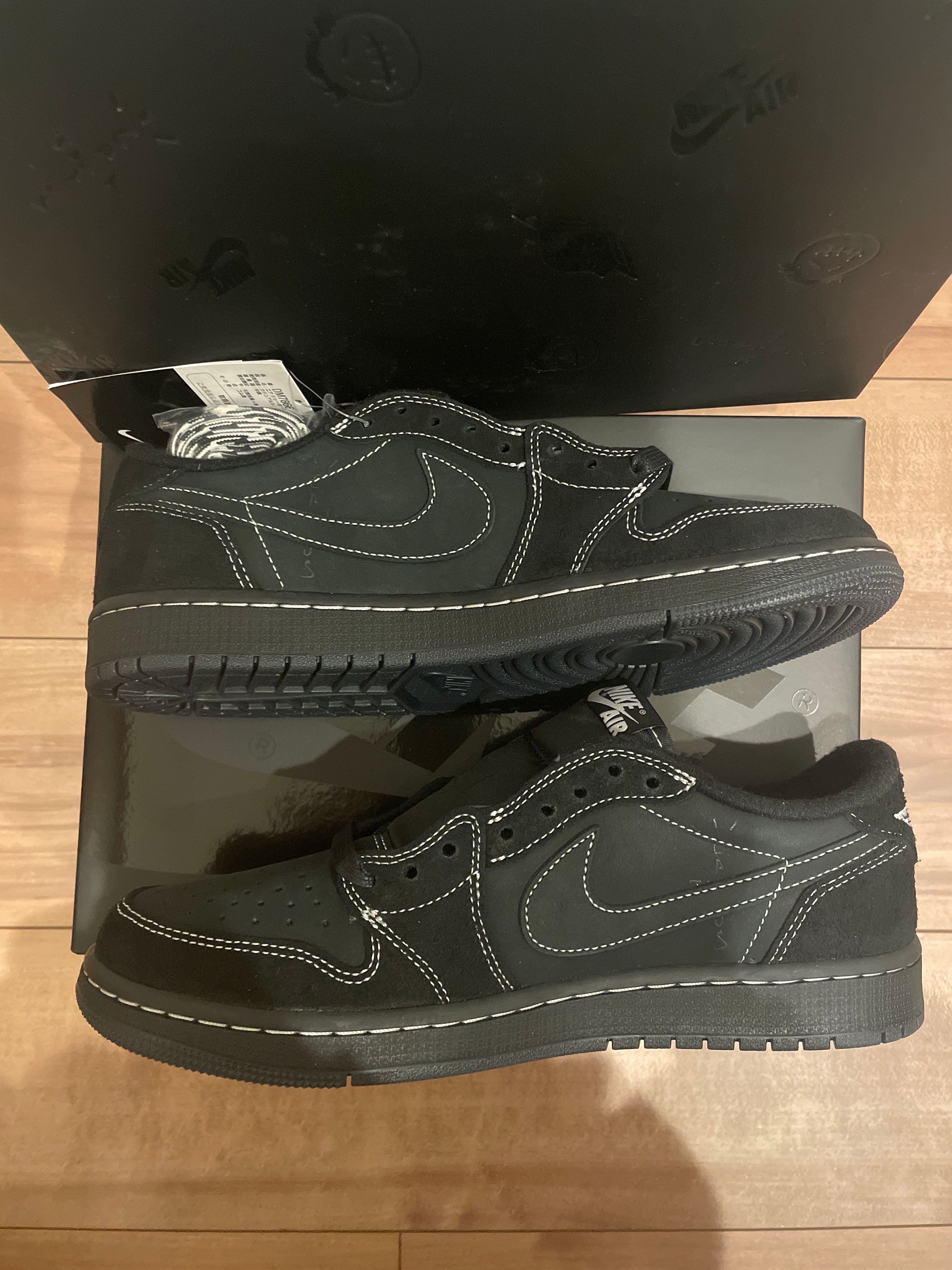 Travis Scott × Nike Air Jordan 1 Low OG SP "Black Phantom"