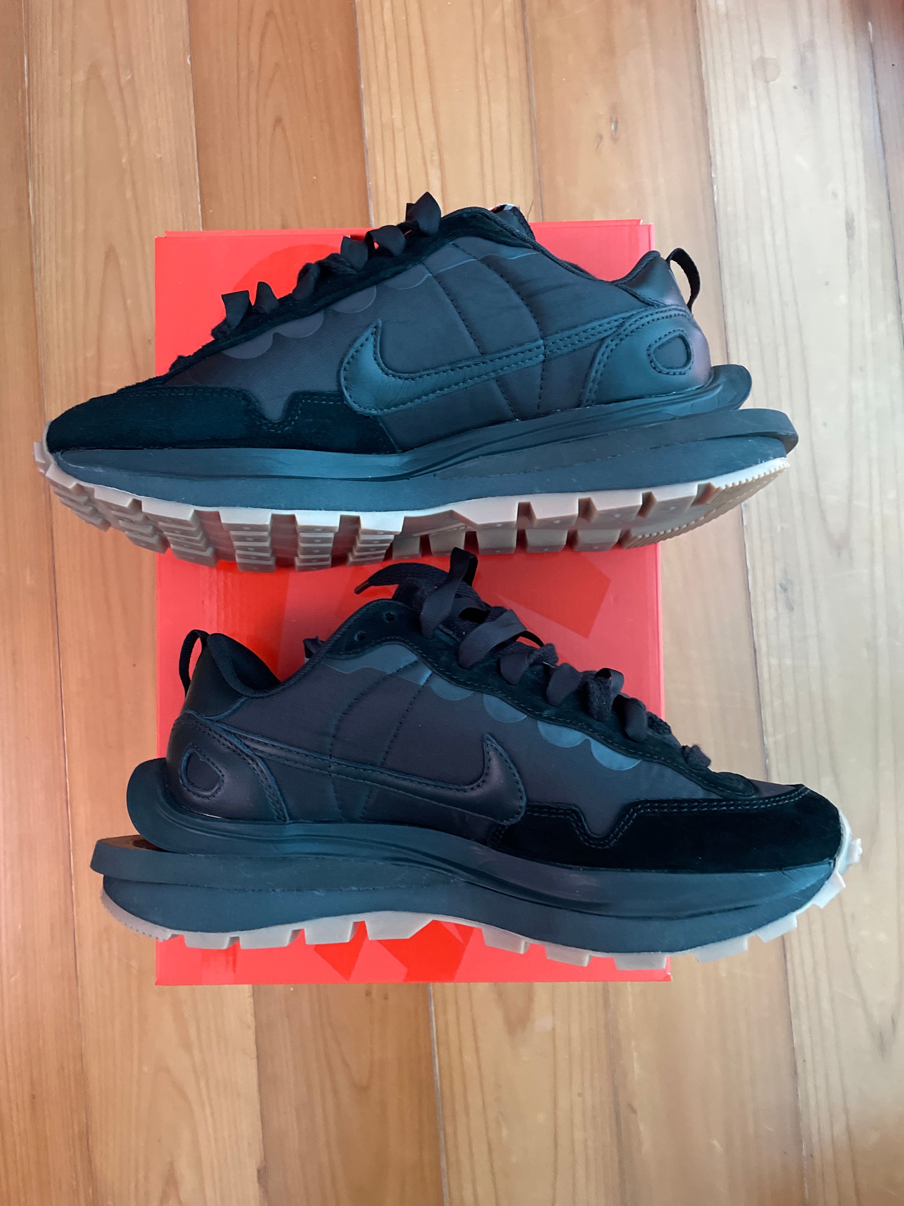 sacai × Nike VaporWaffle "Black Gum"