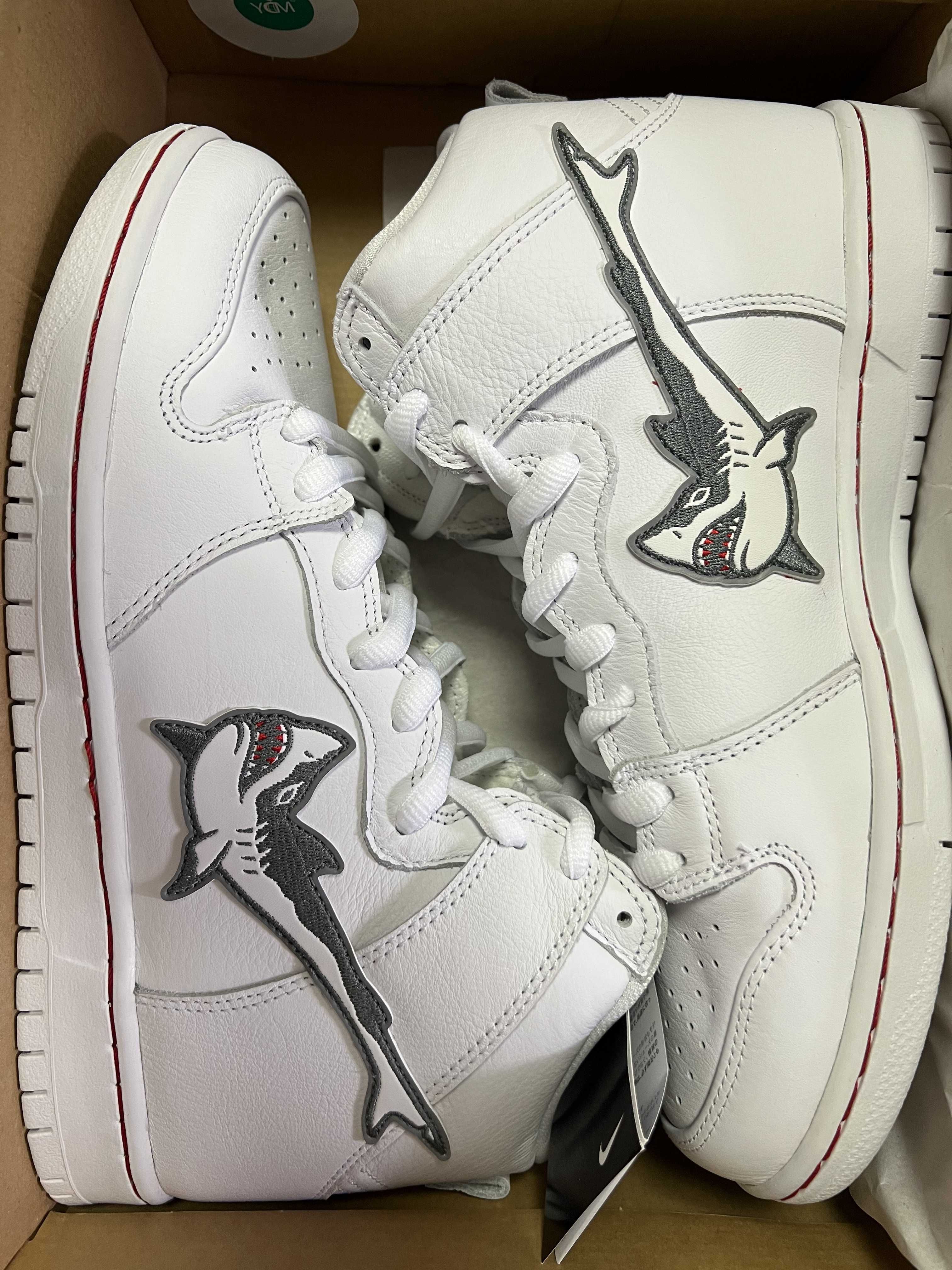 Oski x Nike SB Dunk High "Great White Shark"