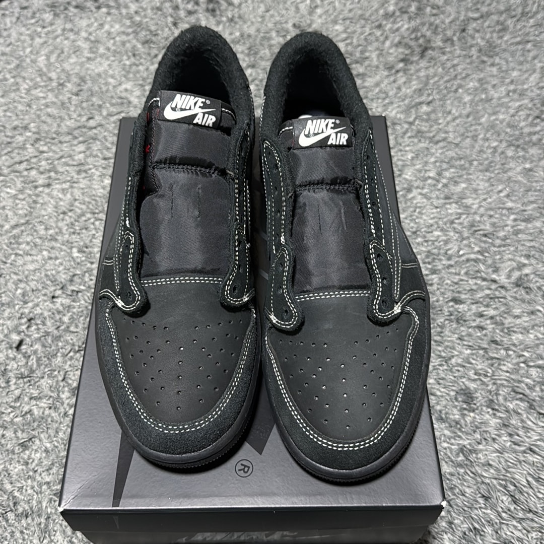 Travis Scott × Nike Air Jordan 1 Low OG SP "Black Phantom"