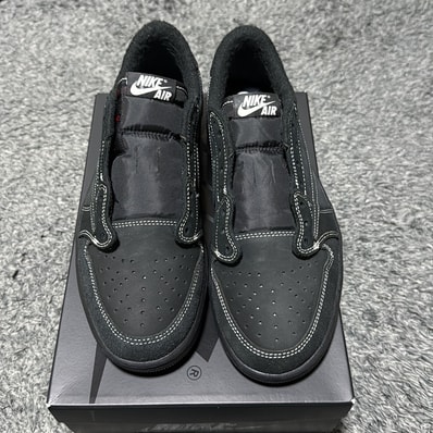 Travis Scott × Nike Air Jordan 1 Low OG SP "Black Phantom"