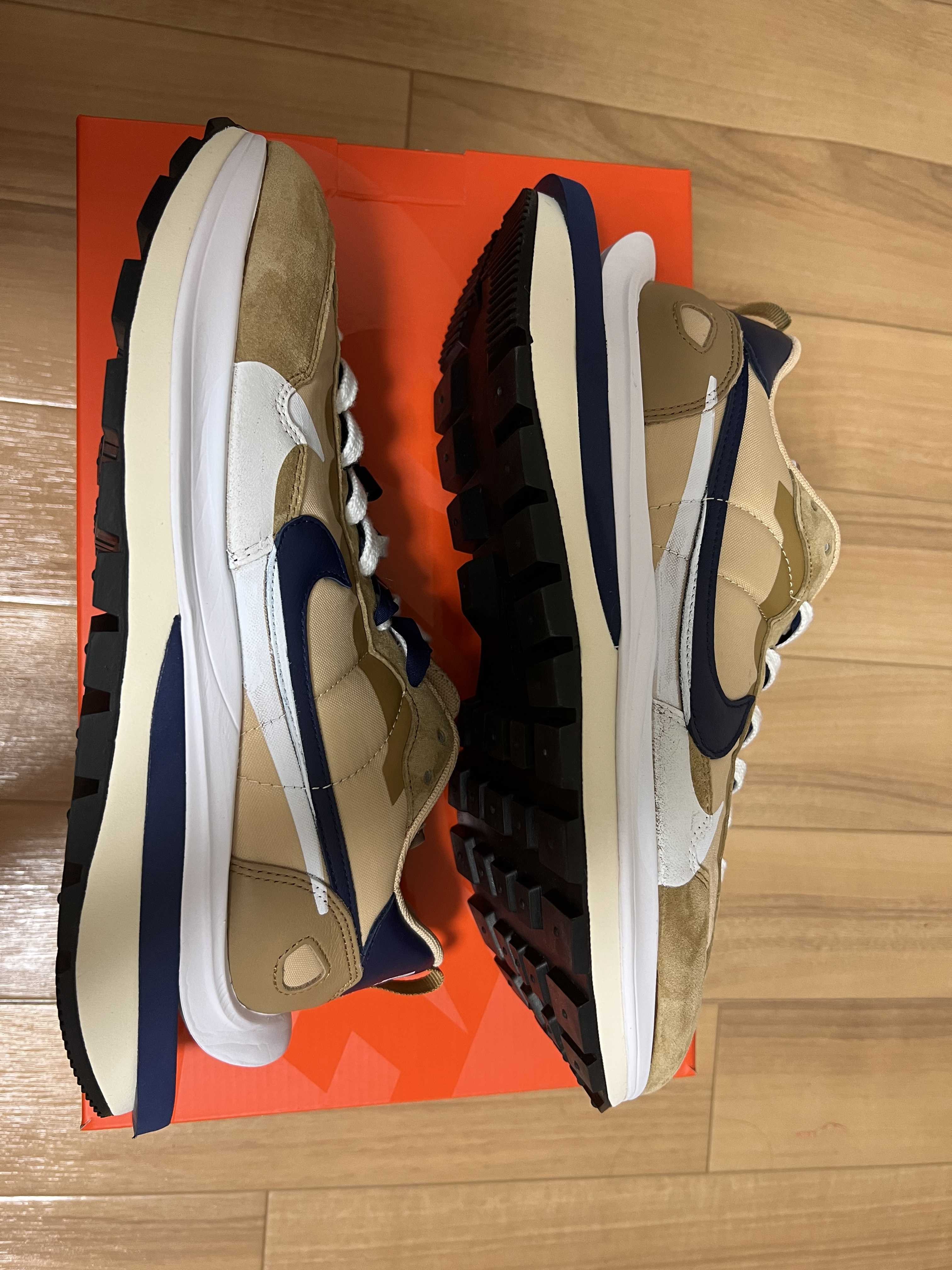 Sacai × Nike Vapor Waffle "Sesame And Blue Void"