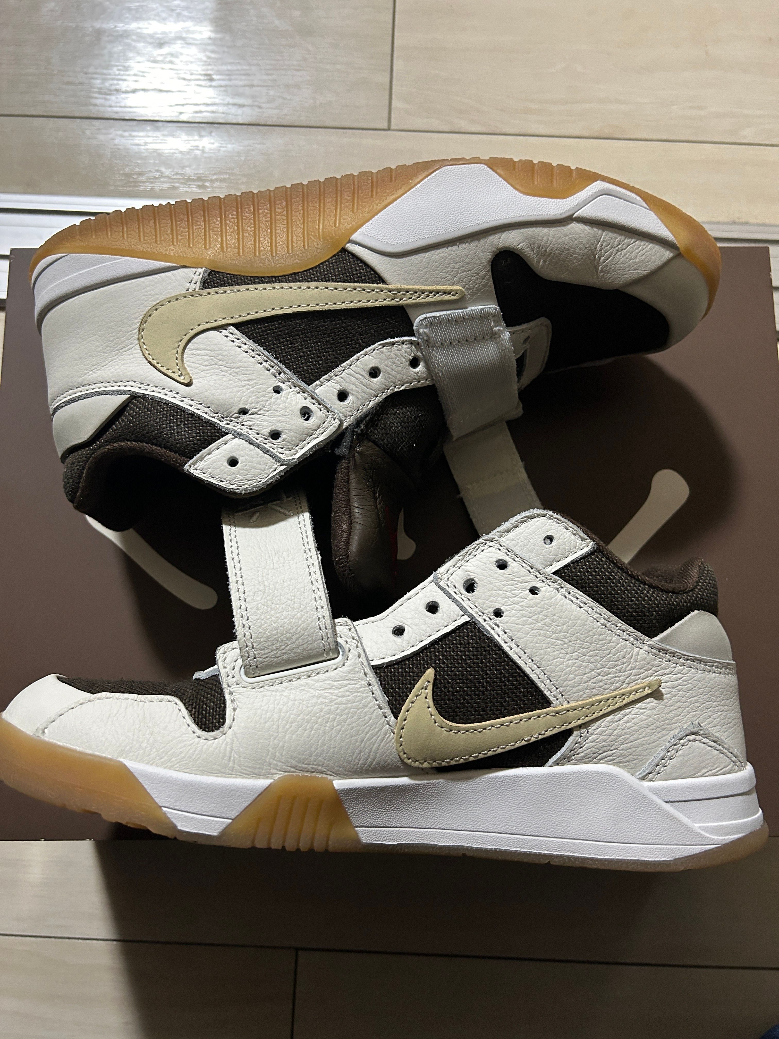 Travis Scott × Nike Jordan Jumpman Jack TR "Sail and Dark Mocha"