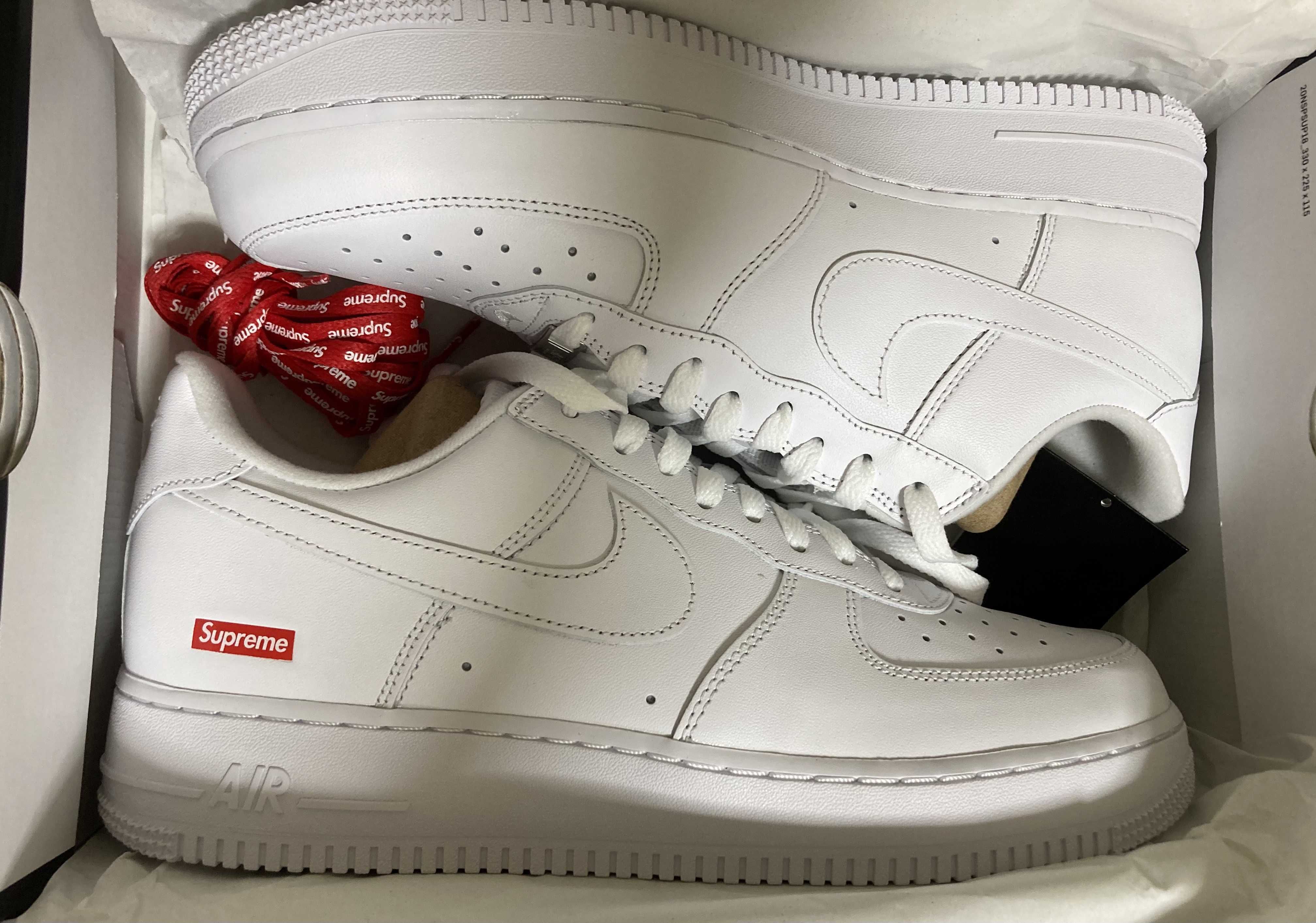 Supreme × Nike Air Force 1 Low "White"